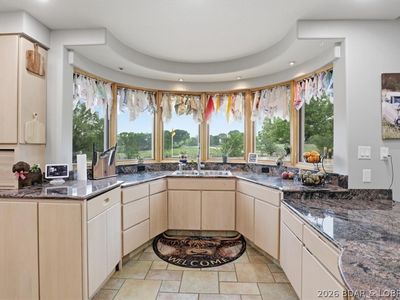 Primary kitchen with Sub-Zero refrigeration
